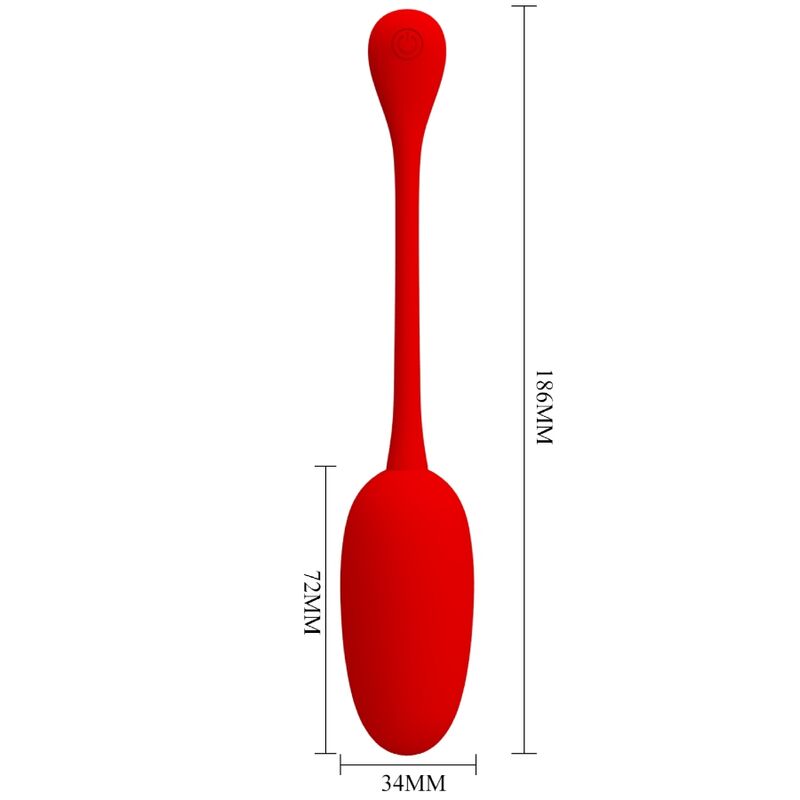 PRETTY LOVE - OEUF VIBRANT RECHARGEABLE KNUCKER ROUGE - Sensualia