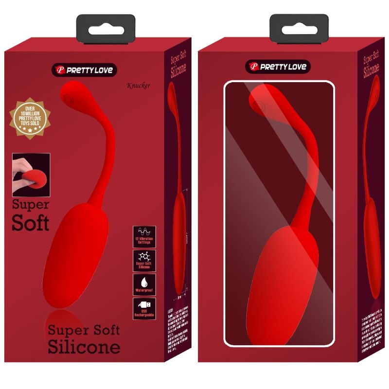 PRETTY LOVE - OEUF VIBRANT RECHARGEABLE KNUCKER ROUGE - Sensualia