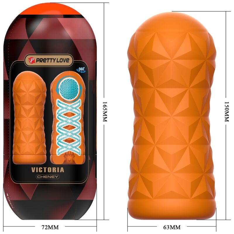 PRETTY LOVE - MASTURBATEUR VICTORIA CHENEY ORANGE - Sensualia