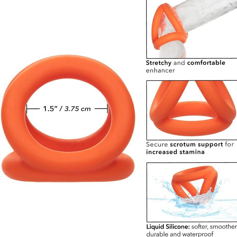 CALEXOTICS - ALPHA TRI-ANNEAU ORANGE - Sensualia