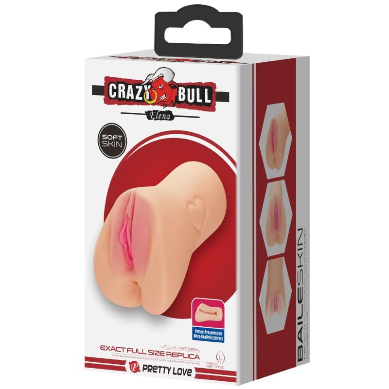 CRAZY BULL - MASTUBADOR EN FORME DE VAGIN ELENA - Sensualia