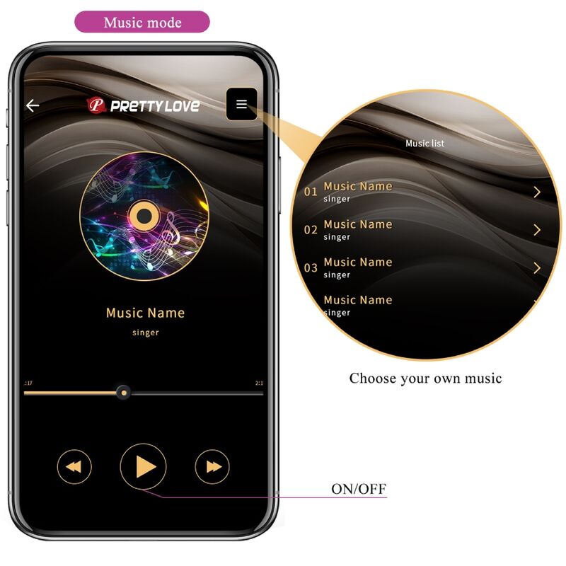 PRETTY LOVE - AUGUST VIBRATEUR DOUBLE PLAISIR GLOBAL DISTANCE - Sensualia