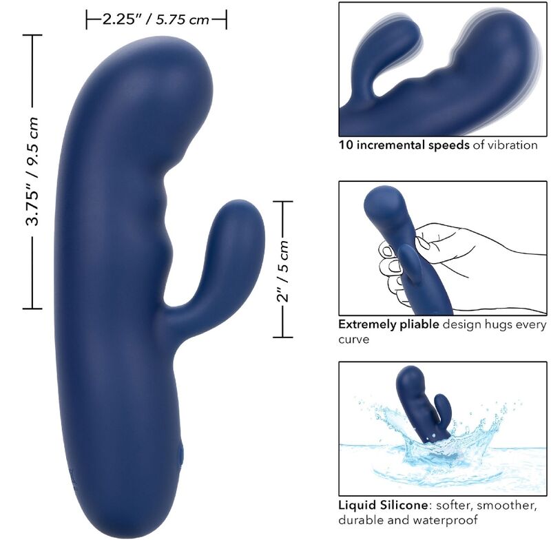 CALEXOTICS - CASHMERE DUO SOIE BLEU - Sensualia