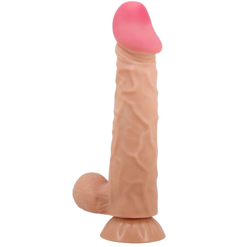PRETTY LOVE - SÉRIE SLIDING SKIN GODE RÉALISTE AVEC VENTOUSE SLIDING SKIN 24 CM - Sensualia