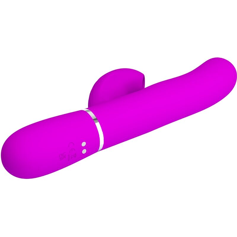 PRETTY LOVE - VIBRATEUR POINT G MULTIFONCTION 3 EN 1 PERLITA VIOLET - Sensualia