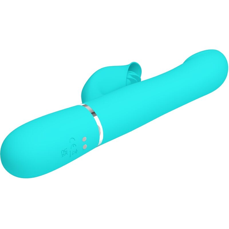 PRETTY LOVE - PERLES VIBRATEUR LAPIN VERT AQUA - Sensualia