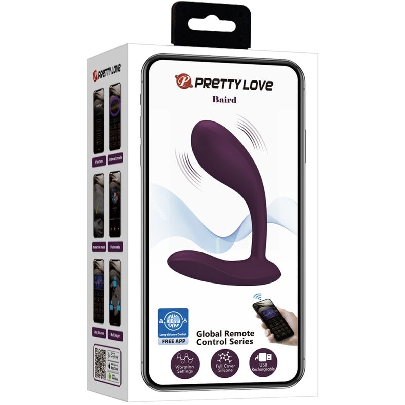 PRETTY LOVE - BAIRD APPLICATION LILA RECHARGEABLE G-SPOT 12 VIBRATIONS - Sensualia
