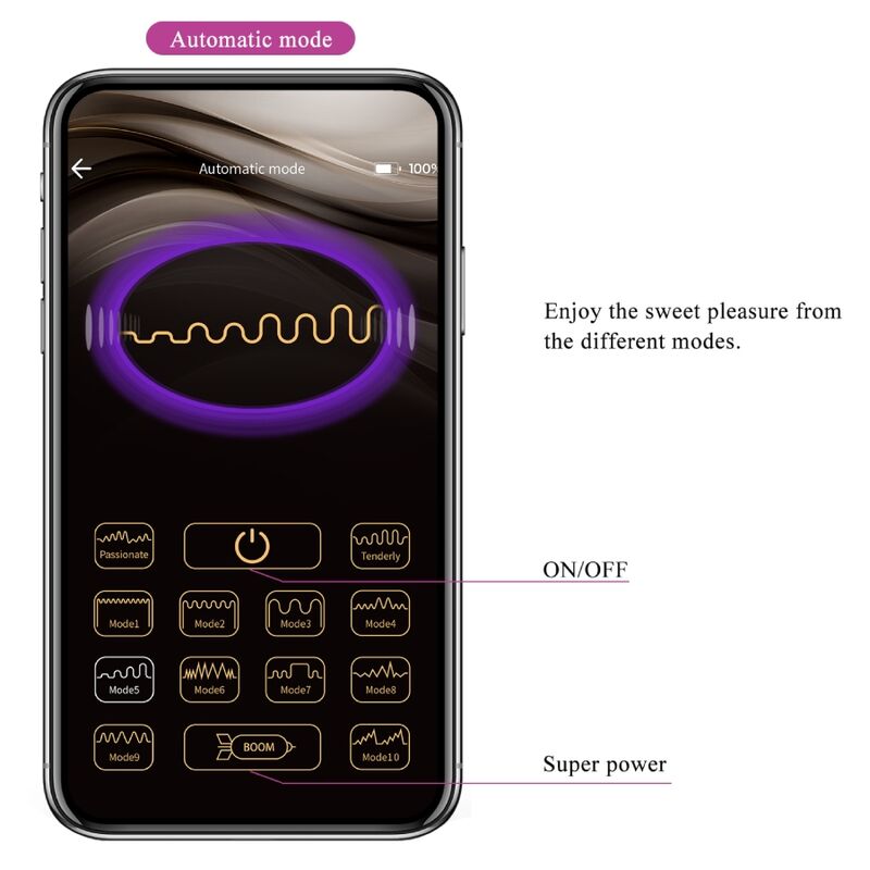 PRETTY LOVE - BAIRD APPLICATION LILA RECHARGEABLE G-SPOT 12 VIBRATIONS - Sensualia