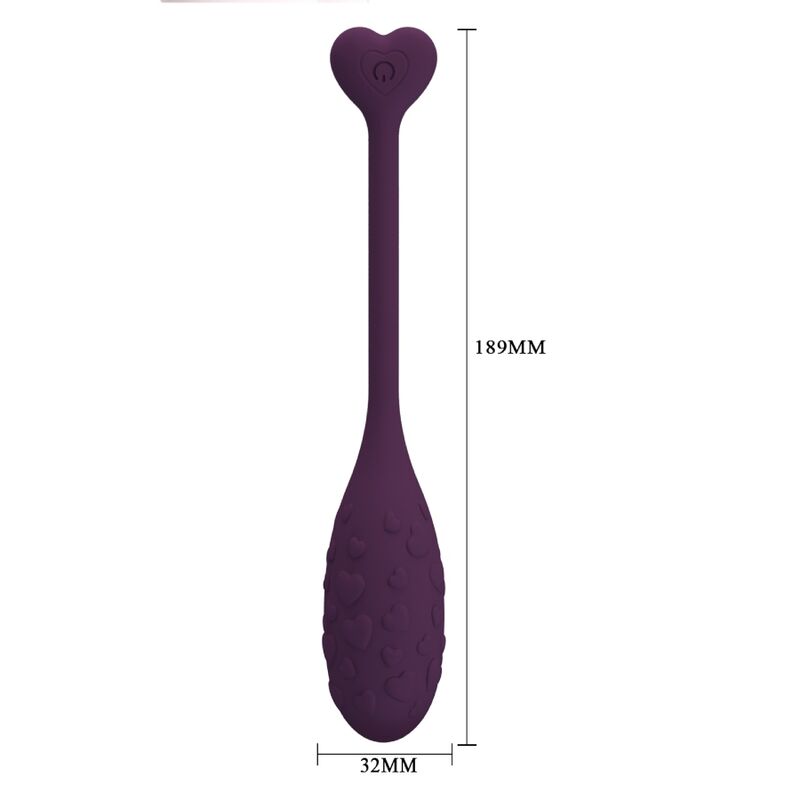 PRETTY LOVE - FISHERMAN OEUF VIBRANT CONTRÔLÉ PAR APPLICATION LILA - Sensualia