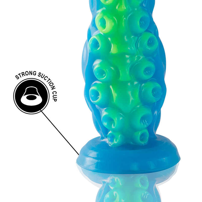 EPIC - GODE TENTACLE MINCE FLUORESCENT SCYLLA PETITE TAILLE - Sensualia