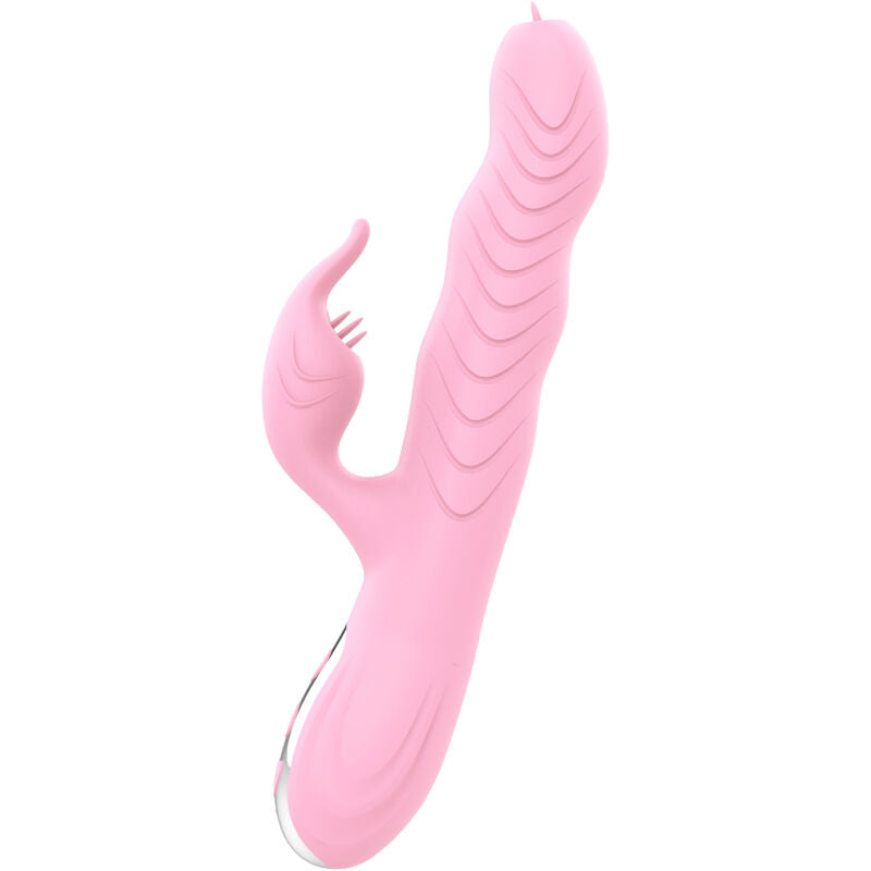 ARMONY - VIBRATEUR MARCIA & POUSSÉE DOUBLE LANGUE EFFET CHALEUR ROSE - Sensualia