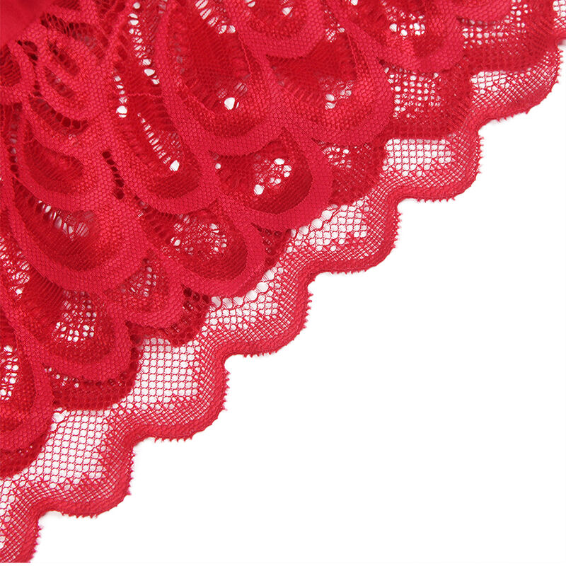 SUBBLIME - BABYDOLL SATINADO CON ENCAJE ROJO S/M - Sensualia