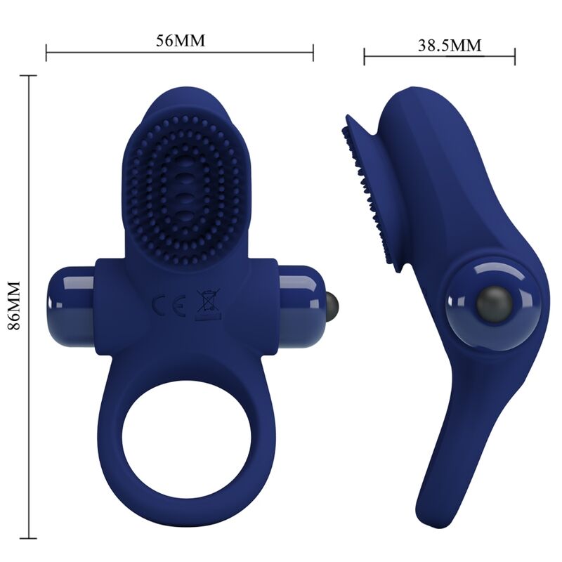 PRETTY LOVE - PALLE ANNEAU VIBRANT BLEU - Sensualia