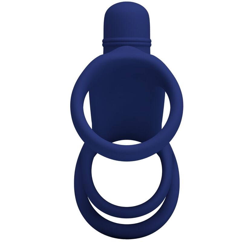 PRETTY LOVE - ANNEAU VIBRANT ELISH AVEC EXTENSION BLEU - Sensualia