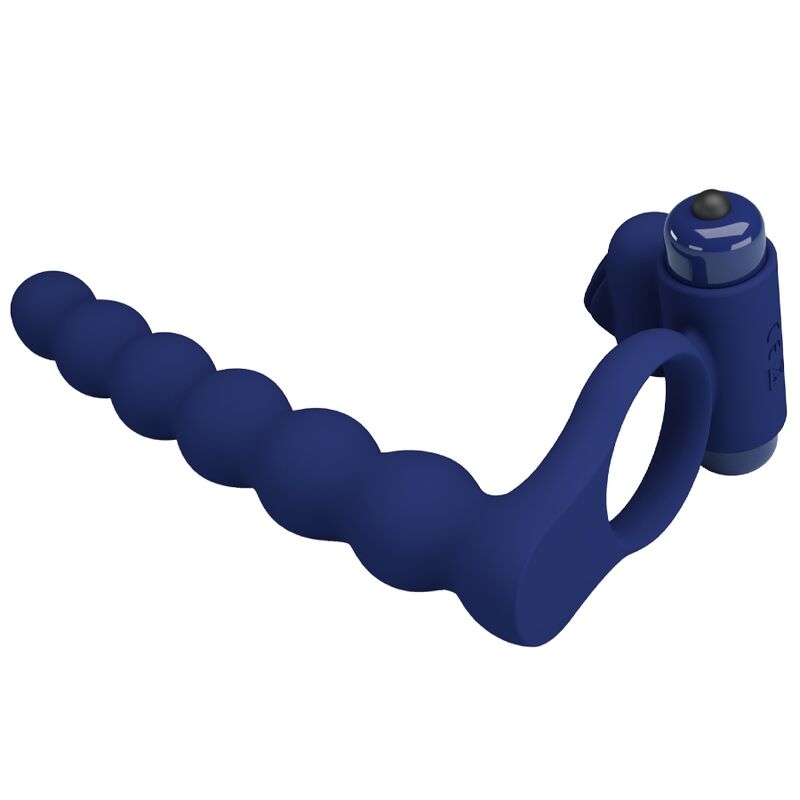 PRETTY LOVE - AJMAL ANNEAU VIBRANT AVEC PLUG BLEU - Sensualia