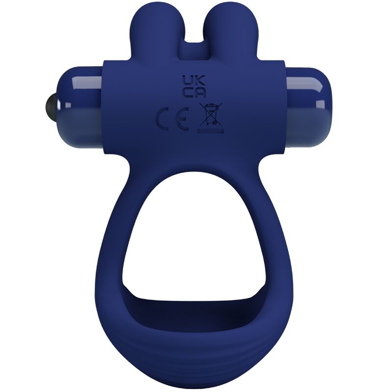 PRETTY LOVE - FRANCISCO DOUBLE ANNEAU VIBRANT LAPIN BLEU - Sensualia