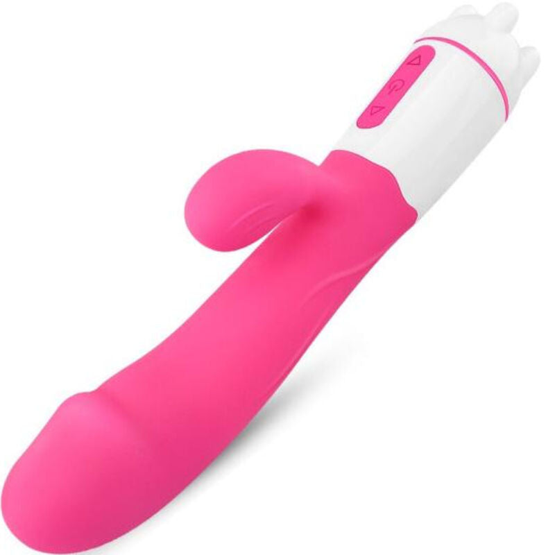 ARMONY - HAPPY VIBRATEUR & STIMULATEUR RECHARGEABLE FUCHSIA - Sensualia