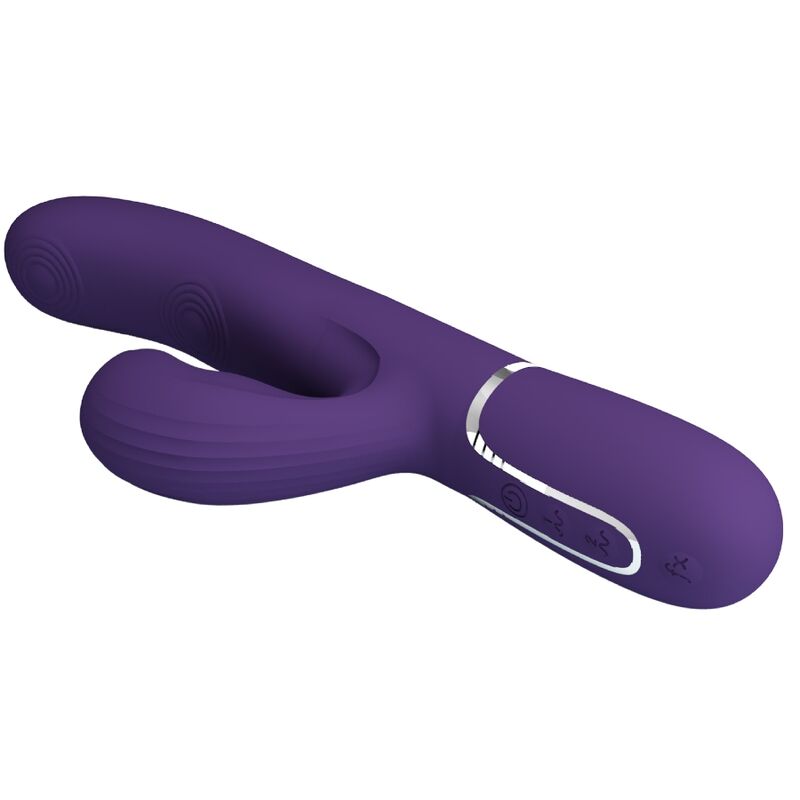 PRETTY LOVE - PERLITA VIBRATEUR G-SPOT 3 EN 1 MULTIFONCTION VIOLET - Sensualia