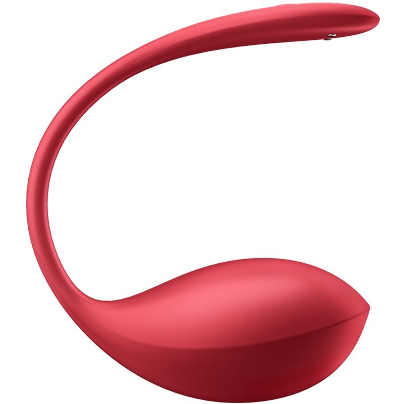 SATISFYER - SHINY PETAL STIMULATEUR À TÉLÉCOMMANDE À DISTANCE G POINT ROUGE APPLICATION GRATUITE - Sensualia