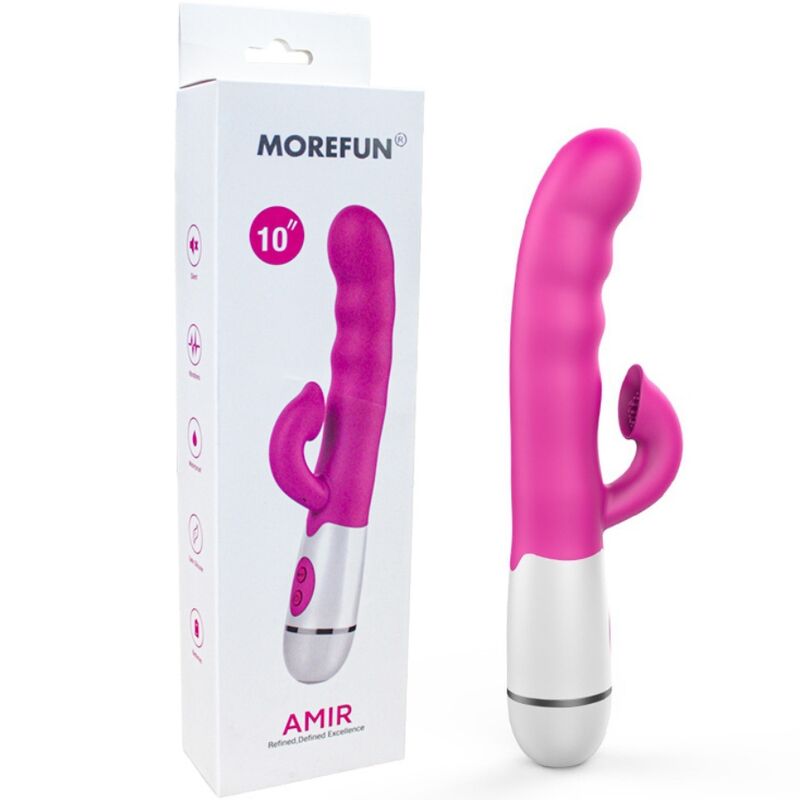 ARMONY - AMIR VIBRATEUR MULTIFONCTION AVEC LANGUE STIMULANTE 16 VITESSES ROSE - Sensualia