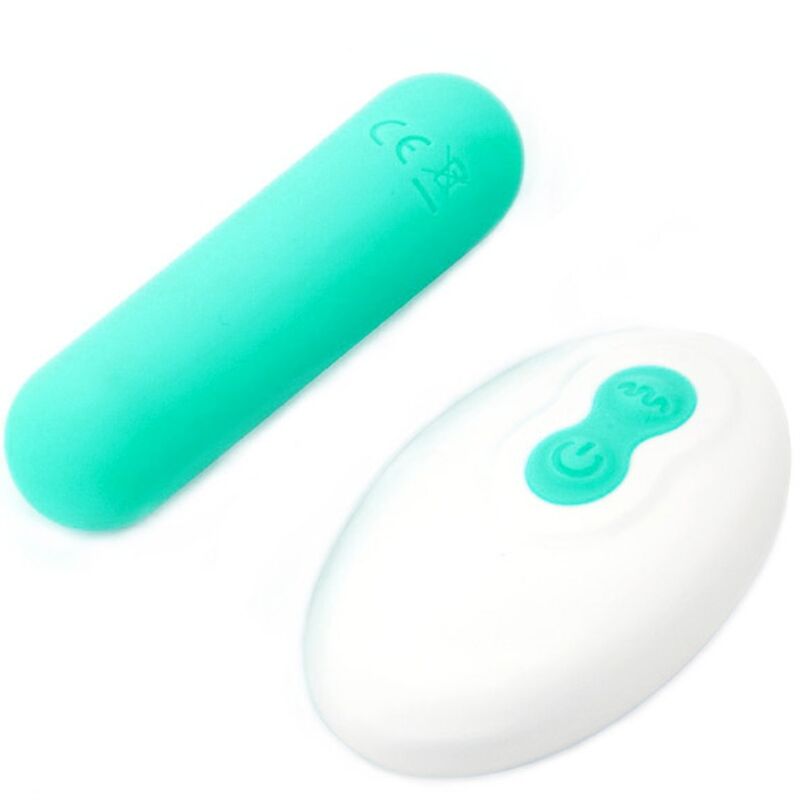 ARMONY - SPLASH JOLINE VIBRATEUR BULLET TÉLÉCOMMANDE EN SILICONE 10 VIBRATIONS 65 X 15 CM VERT - Sensualia