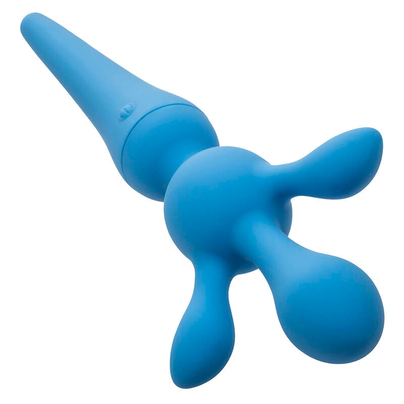 CALEXOTICS - COUTURE KIT VIBRATEUR WAND 10 VIBRATIONS BLEU - Sensualia