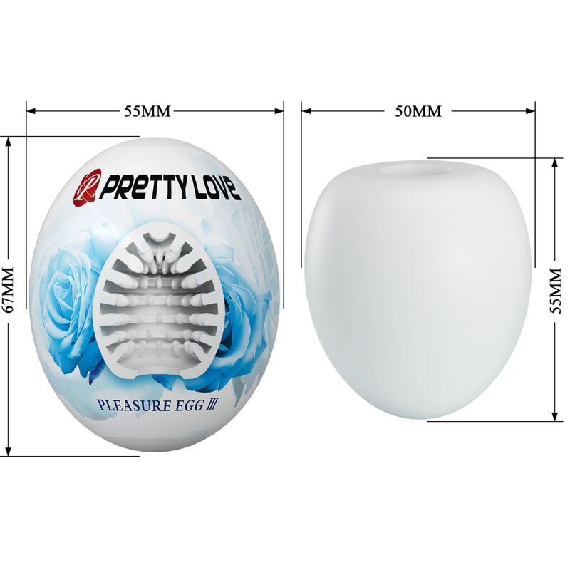PRETTY LOVE - MASTURBATEUR POUR HOMME BLANC D'OEUF - Sensualia