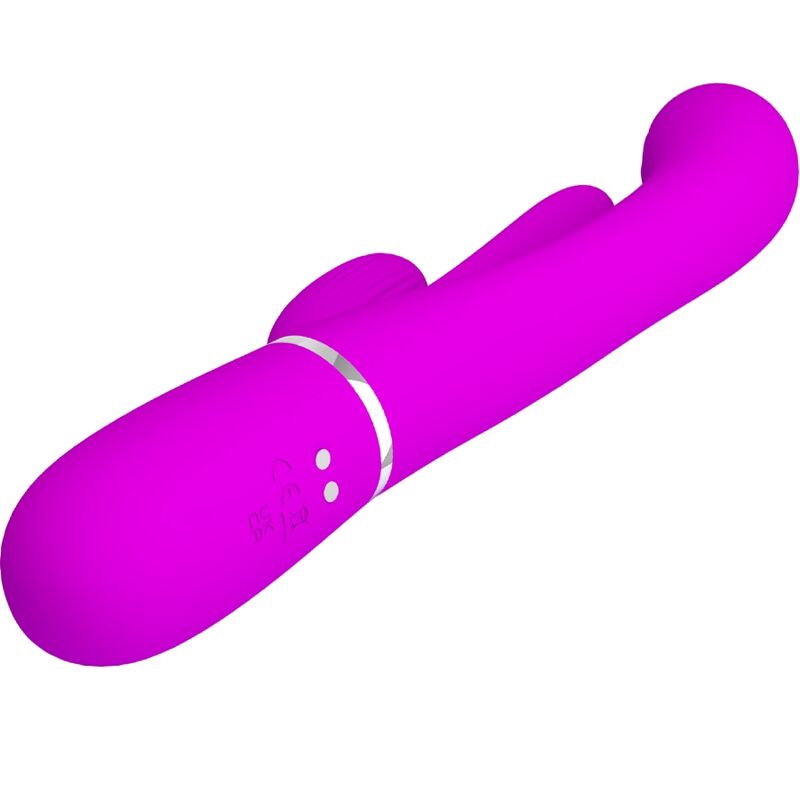 PRETTY LOVE - SHANIA TRIPLE RABBIT VIBRATEUR MULTIFONCTION ROSE - Sensualia