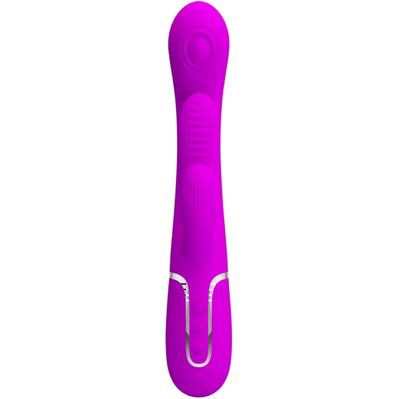 PRETTY LOVE - SHANIA TRIPLE RABBIT VIBRATEUR MULTIFONCTION ROSE - Sensualia