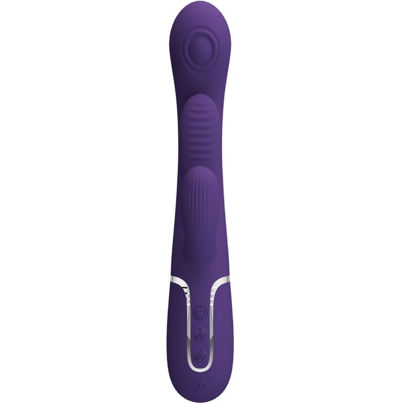 PRETTY LOVE - SHANIA TRIPLE RABBIT VIBRATEUR MULTIFONCTION VIOLET - Sensualia