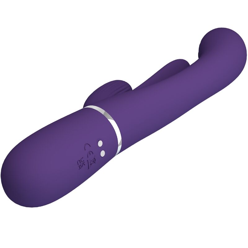 PRETTY LOVE - SHANIA TRIPLE RABBIT VIBRATEUR MULTIFONCTION VIOLET - Sensualia