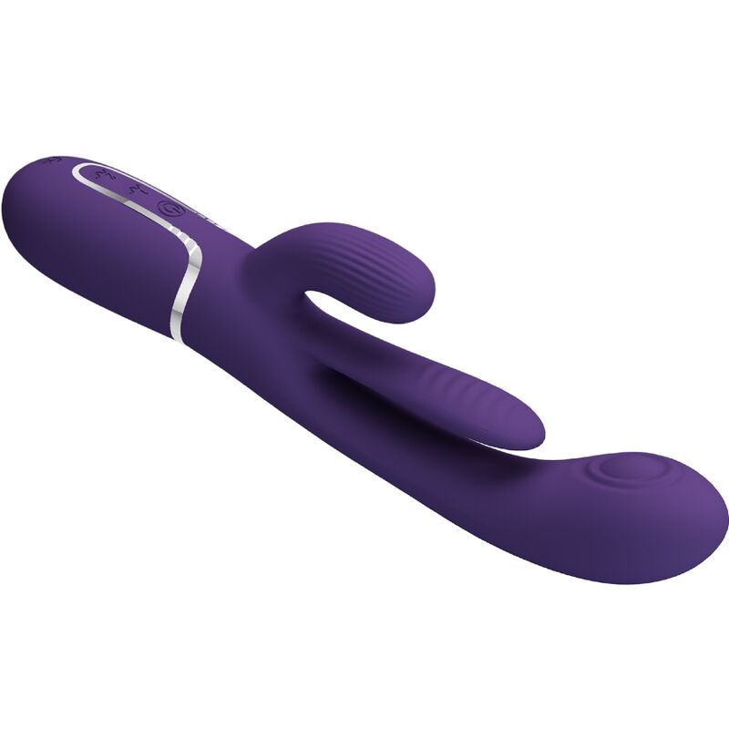 PRETTY LOVE - SHANIA TRIPLE RABBIT VIBRATEUR MULTIFONCTION VIOLET - Sensualia