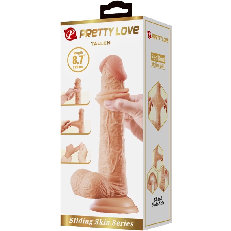 PRETTY LOVE - GRAND GODE RÉALISTE 22 CM CHAIR - Sensualia