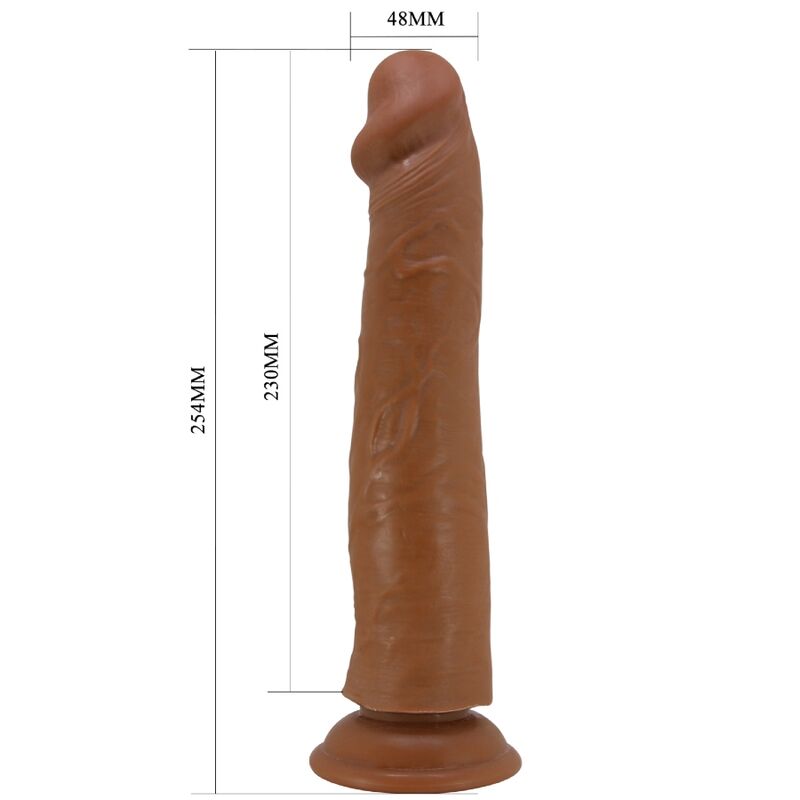 PRETTY LOVE - SHARIFE GODE RÉALISTE 25 CM MARRON - Sensualia