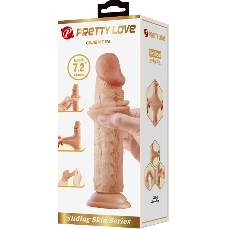 PRETTY LOVE - GODE RÉALISTE QUENTIN 18 CM CHAIR - Sensualia