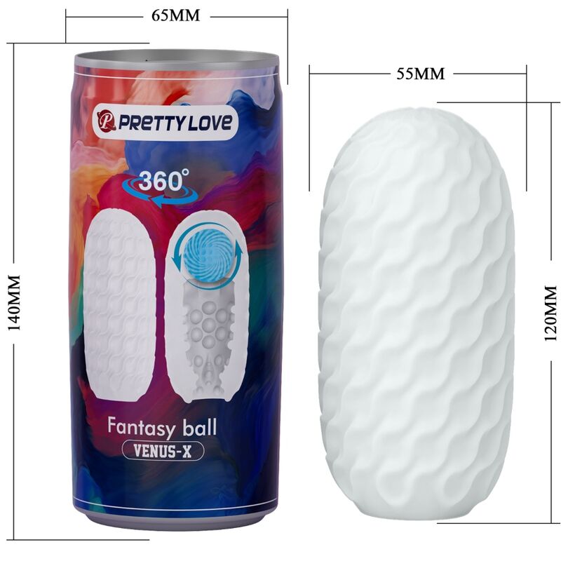 PRETTY LOVE - MASTURBATEUR HOMME VENUS X BLANC - Sensualia