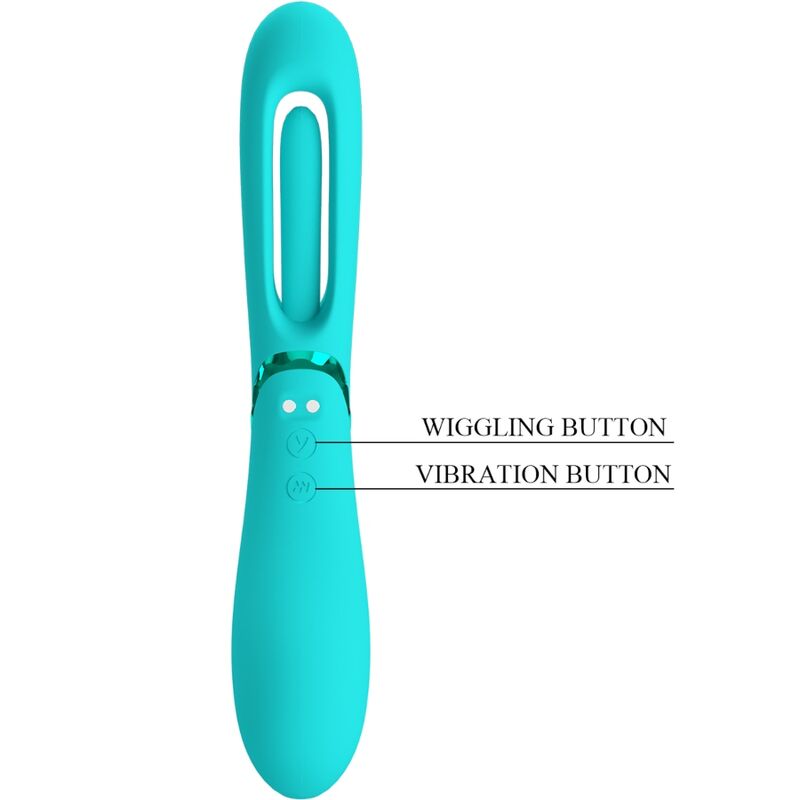 ROMANCE - VIBRATEUR POINT G LEXIE 7 VIBRATIONS BLEU - Sensualia