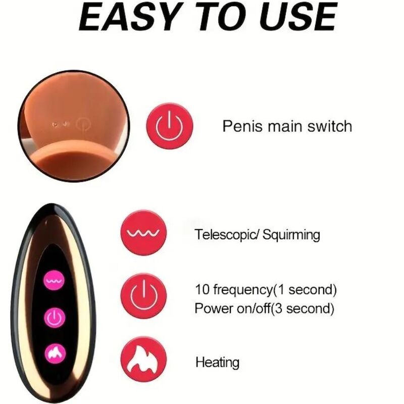 ARMONY - GODE RÉALISTE VIBRANT RECHARGEABLE - Sensualia