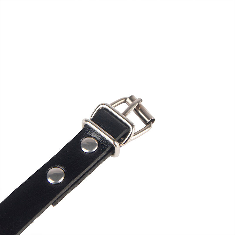 SUBBLIME - 953690 MENOTTES AVEC CEINTURE DE BONDAGE NOIRE TAILLE UNIQUE - Sensualia