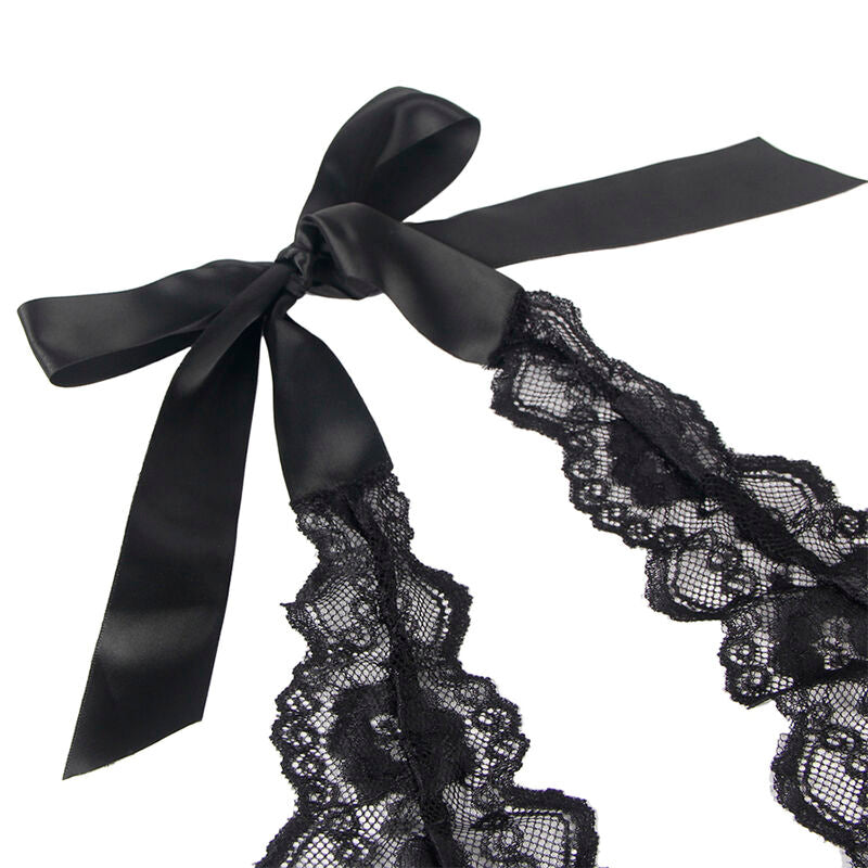 SUBBLIME - 930806 BODY SEXY À VOLANTS NOIR S/M - Sensualia