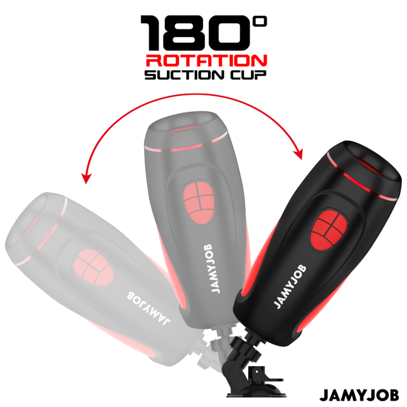 JAMYJOB - MASTURBATEUR AUTOMATIQUE PYSTON BASE AVEC DILDO À TÉLÉCOMMANDE - Sensualia