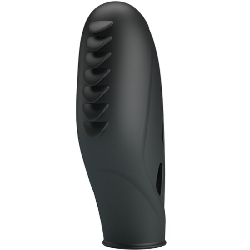 PRETTY LOVE - VIBRATEUR DOIGT EN SILICONE GILO NOIR - Sensualia