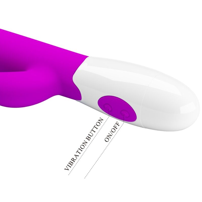 PRETTY LOVE - VIBRATEUR CENTAURE LAPIN 30 MODES DE VIBRATION VIOLET - Sensualia