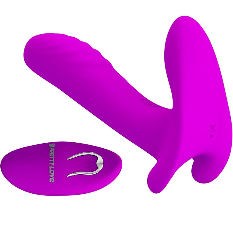 PRETTY LOVE - MASSEUR & VIBRATEUR 12 VIBRATIONS TÉLÉCOMMANDE VIOLET - Sensualia