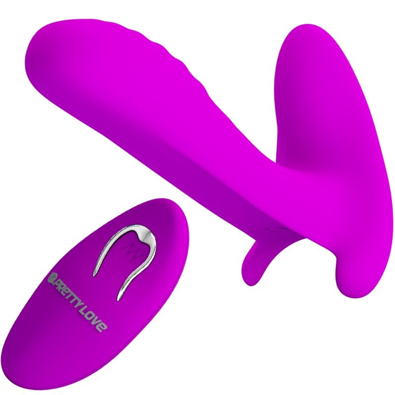PRETTY LOVE - MASSEUR & VIBRATEUR 12 VIBRATIONS TÉLÉCOMMANDE VIOLET - Sensualia