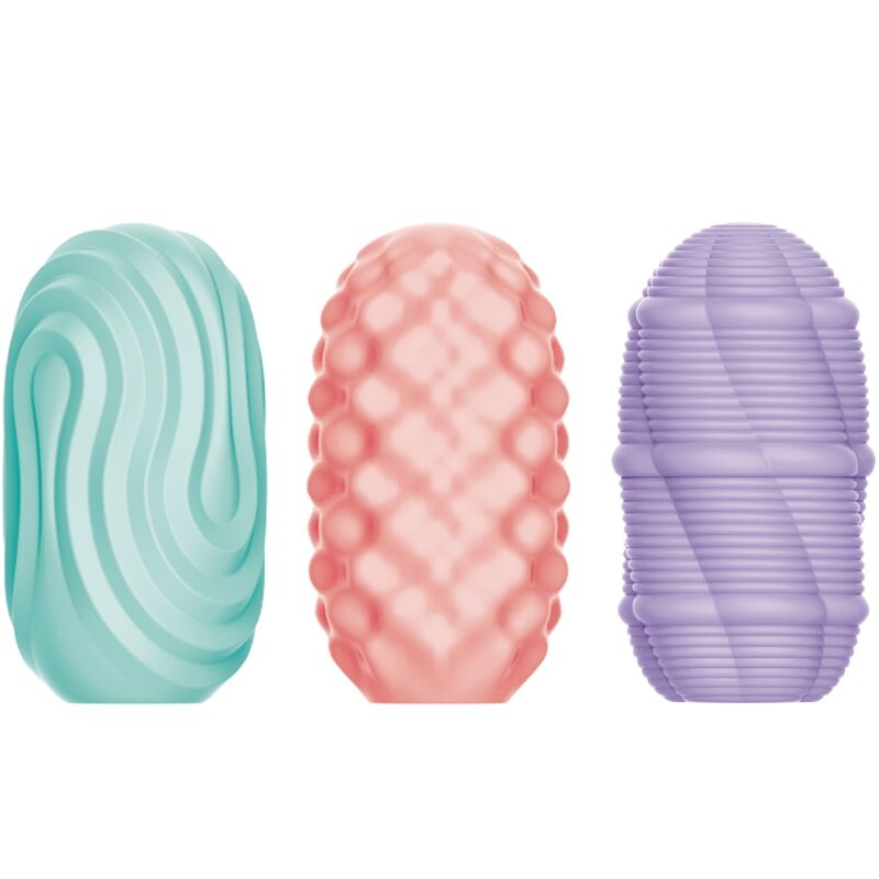 PRETTY LOVE - CUPID X 18 MASTURBATEURS POUR HOMMES DIFFÉRENTES TEXTURES - Sensualia