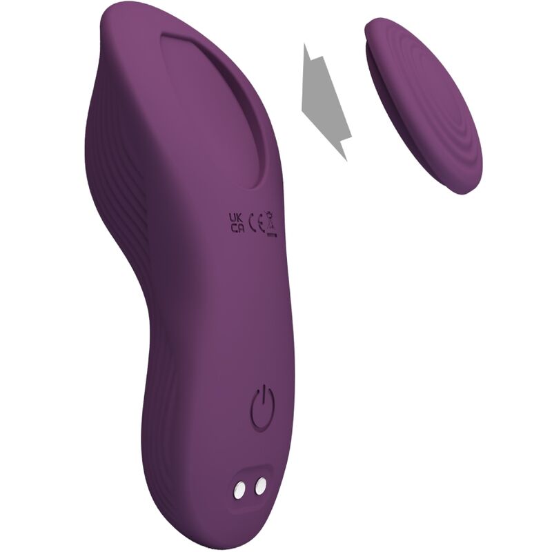 PRETTY LOVE - MANE LAY ON MASSEUR DE CLITORIS 10 VIBRATIONS TÉLÉCOMMANDE VIOLET - Sensualia