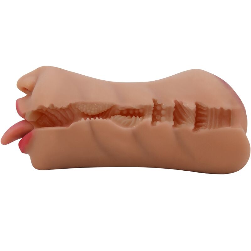 CRAZY BULL - SARAH DOUBLE MASTURBATEUR BOUCHE & VAGIN CHAIR - Sensualia