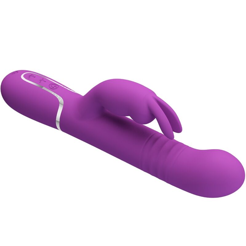 PRETTY LOVE - VIBRATEUR LAPIN MULTIFONCTION COALE 4 EN 1 VIOLET - Sensualia