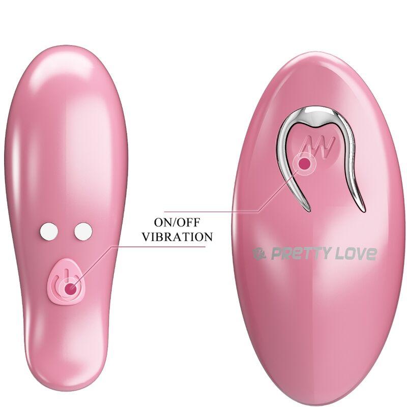 PRETTY LOVE - PINCES À TÉTONS CAILEY 10 VIBRATIONS TÉLÉCOMMANDE ROSE - Sensualia